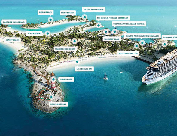 Ocean Cay, MSC Marine Res, Bahamas